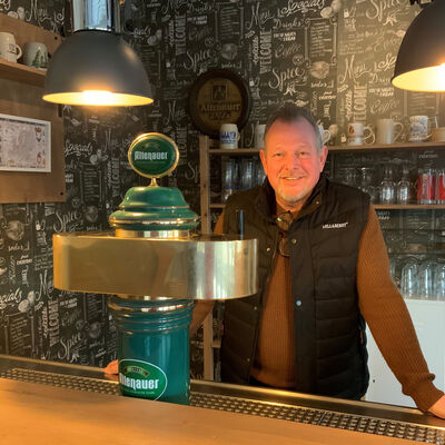 Bild vergr&ouml;&szlig;ern: Mario Rosner in der Welt Lodge in Altenau.