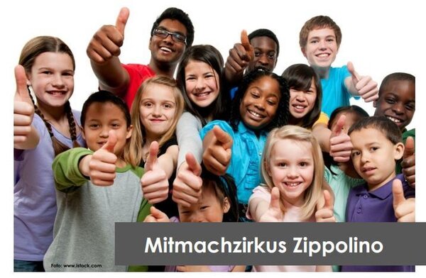 Bild vergr&ouml;&szlig;ern: Das Bild zeigt viele gl&uuml;ckliche Kinder.