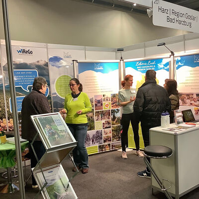 Bild vergr&ouml;&szlig;ern: Das Bild zeigt den Messestand  der Wirtschaftsregion Goslar in Utrecht.